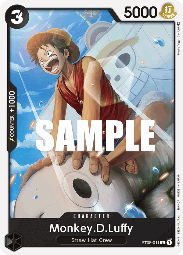 Monkey.D.Luffy (011) ST08-011 One Piece card