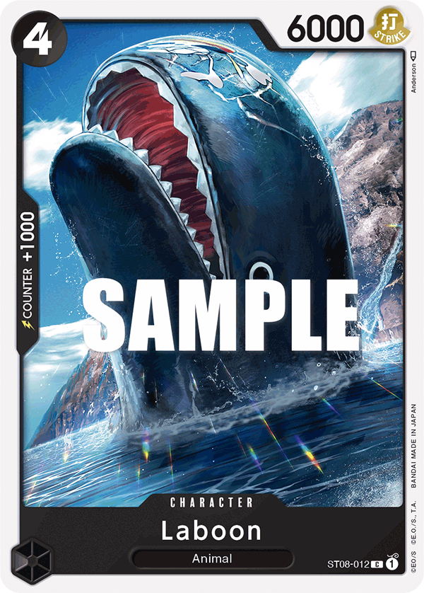 Laboon ST08-012 One Piece card