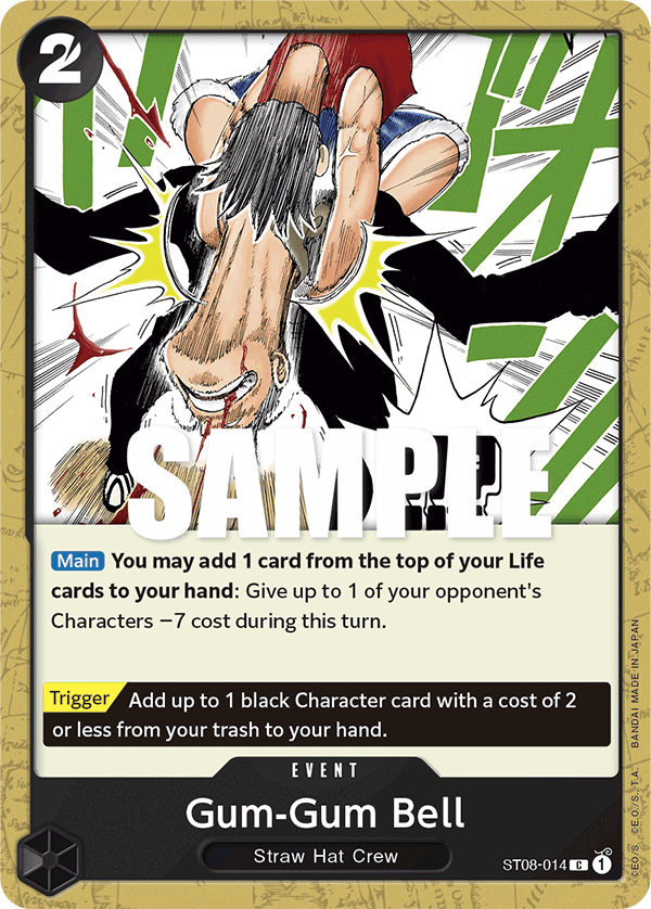 Gum-Gum Bell ST08-014 One Piece card