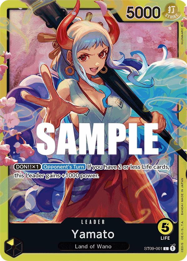 Yamato (001) leader from Starter Deck 9: Yamato