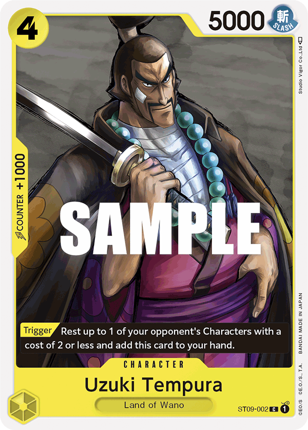 Uzuki Tempura ST09-002 One Piece card