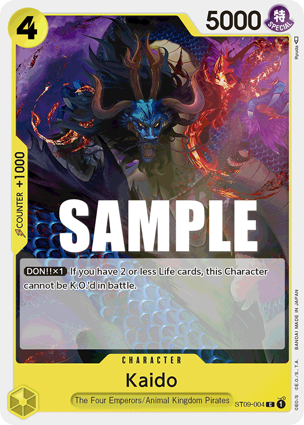 Kaido ST09-004 One Piece card
