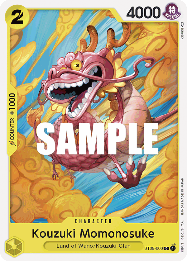 Kouzuki Momonosuke ST09-006 One Piece card