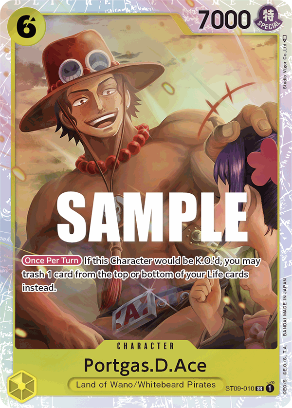 Portgas.D.Ace ST09-010 One Piece card