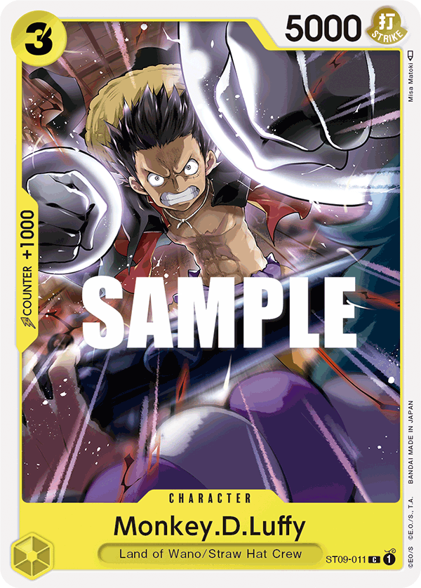 Monkey.D.Luffy ST09-011 One Piece card
