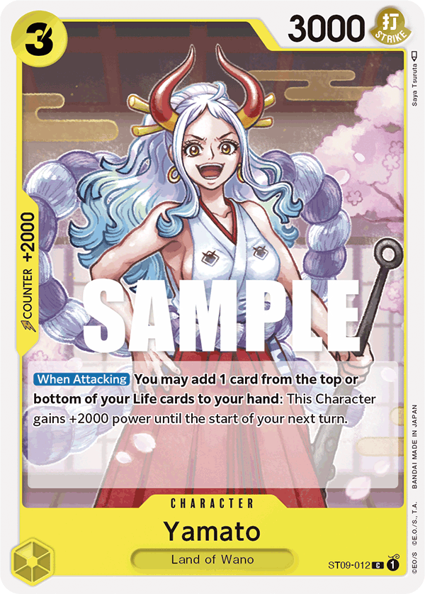 Yamato (012) ST09-012 One Piece card