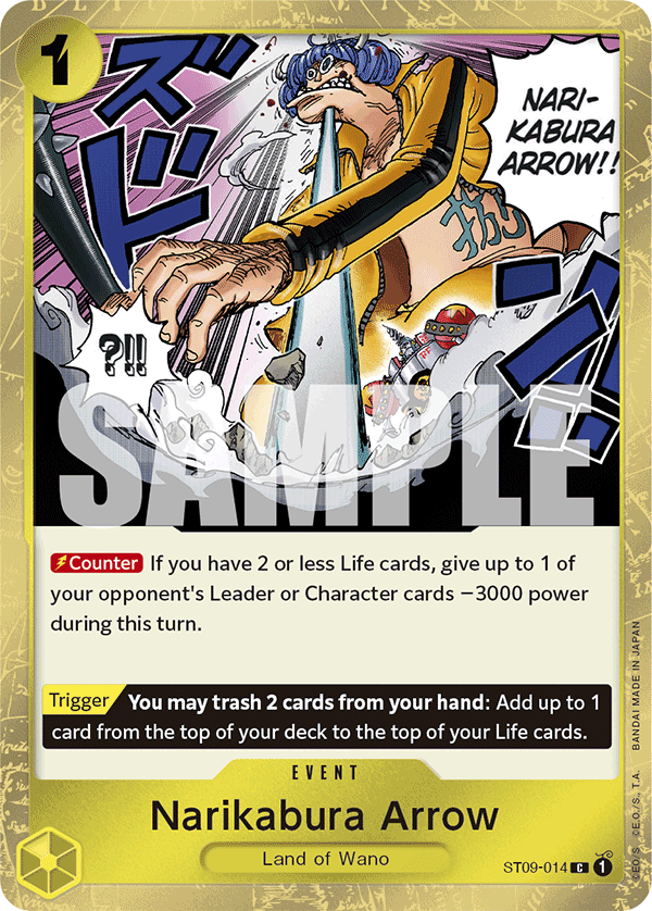 Narikabura Arrow (Jolly Roger Foil) ST09-014 One Piece card