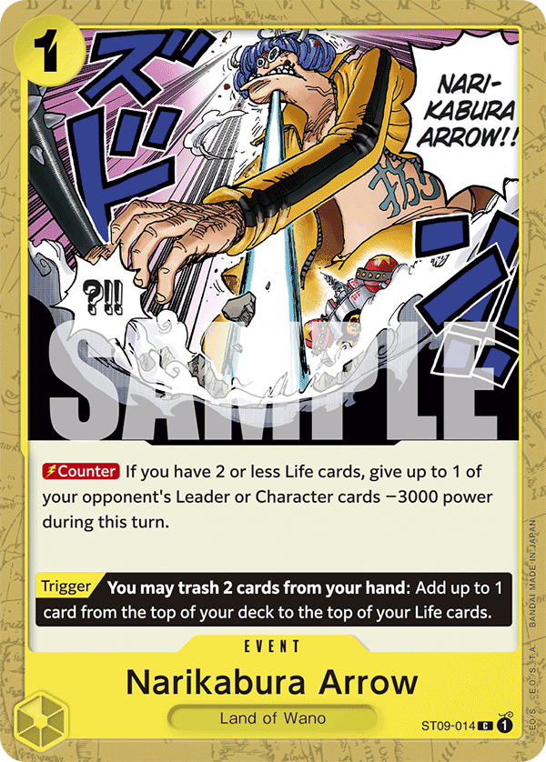 Narikabura Arrow ST09-014 One Piece card