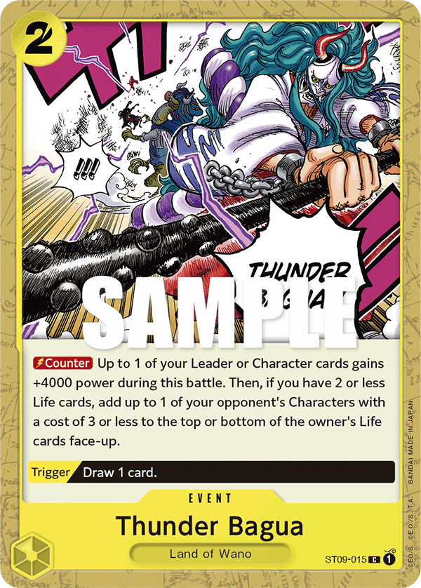 Thunder Bagua ST09-015 One Piece card