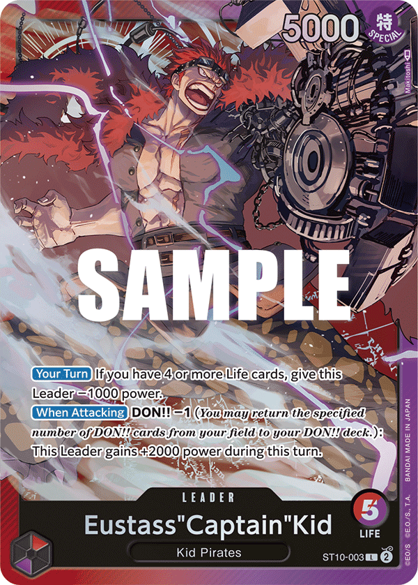 Eustass"Captain"Kid (003) ST10-003 One Piece card