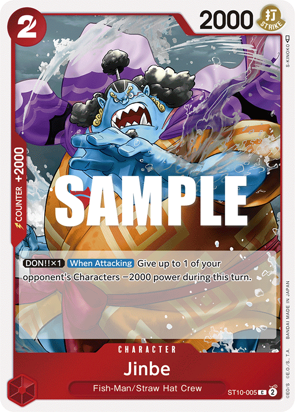 Jinbe ST10-005 One Piece card