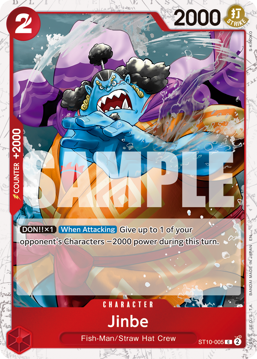 Jinbe - ST10-005 (Pirate Foil) ST10-005 One Piece card