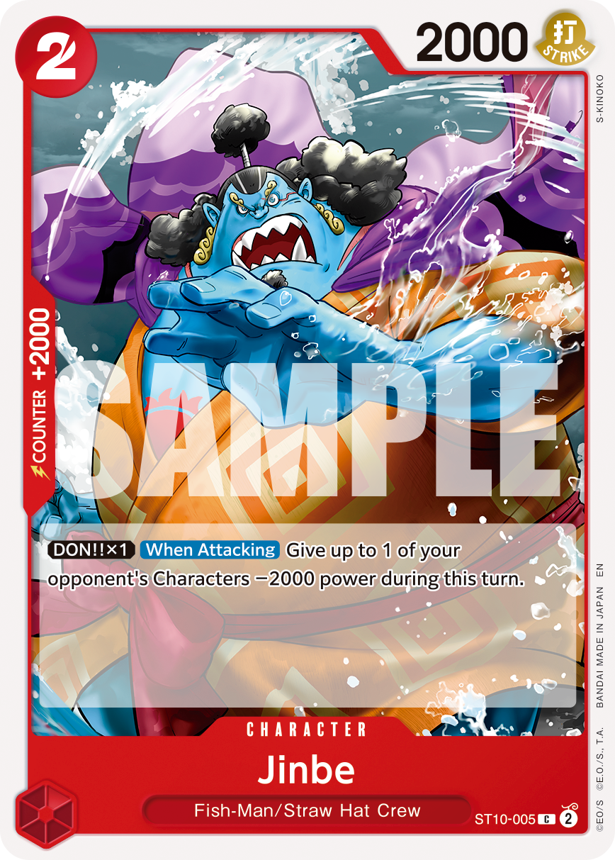 Jinbe - ST10-005 (Reprint) ST10-005 One Piece card