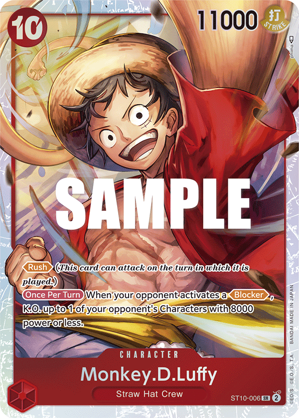 Monkey.D.Luffy (006) ST10-006 One Piece card