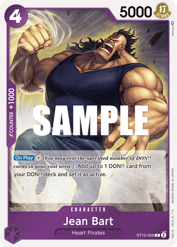 Jean Bart ST10-009 One Piece card