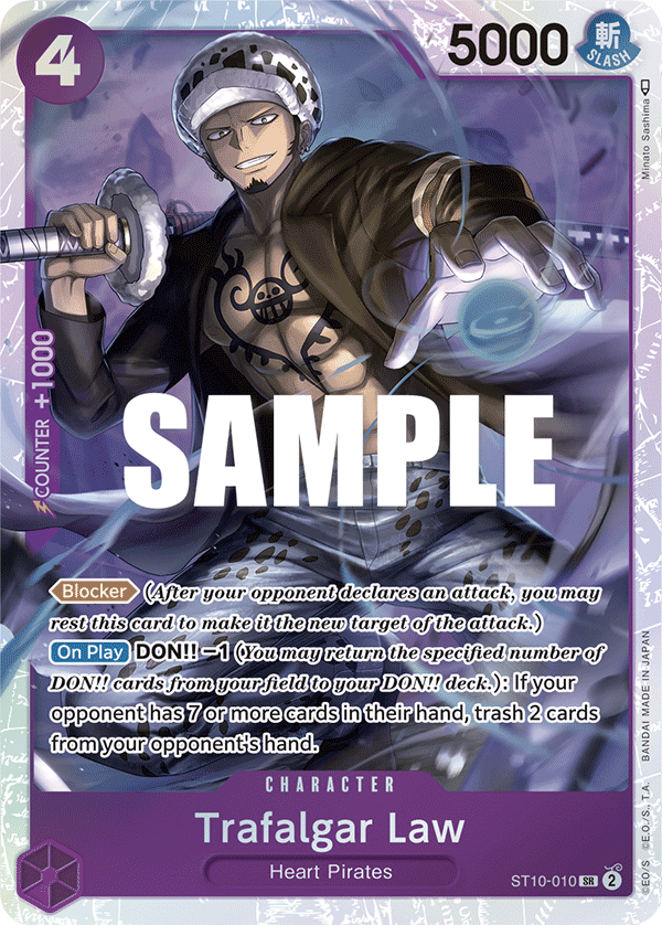 Trafalgar Law (010) ST10-010 One Piece card