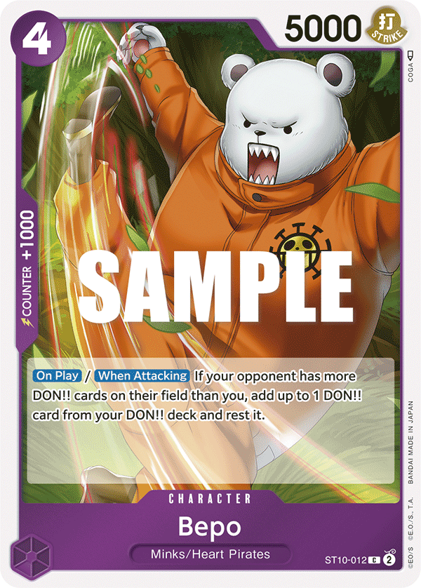 Bepo ST10-012 One Piece card