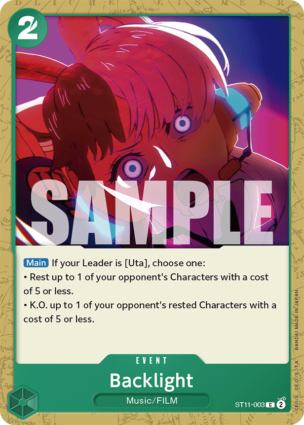 Backlight ST11-003 One Piece card