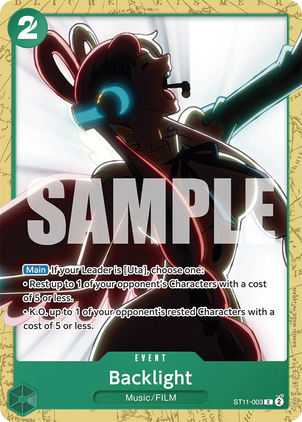 Backlight ST11-003 One Piece card
