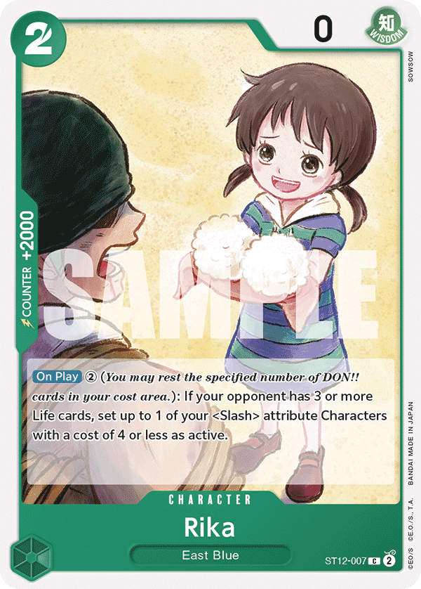 Rika ST12-007 One Piece card