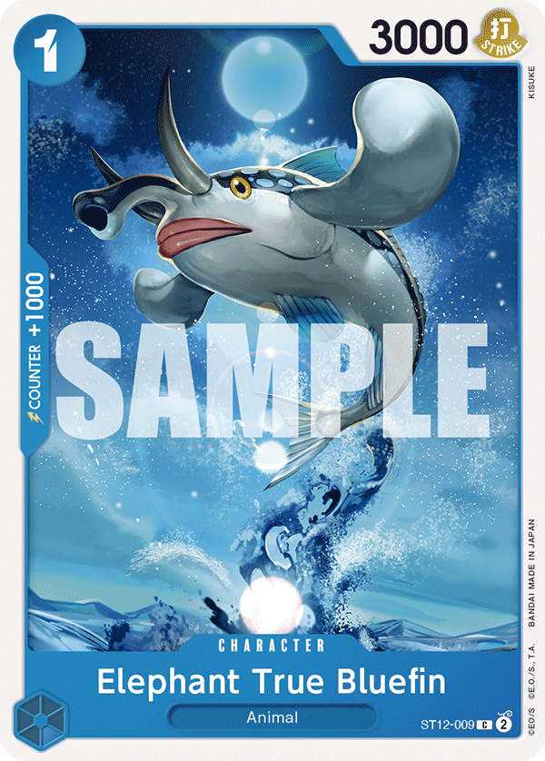 Elephant True Bluefin ST12-009 One Piece card