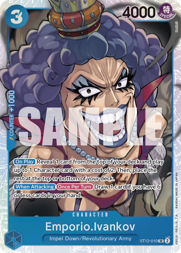 Emporio.Ivankov ST12-010 One Piece card