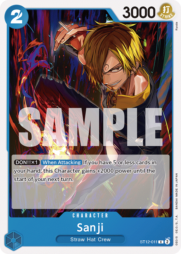 Sanji ST12-011 One Piece card