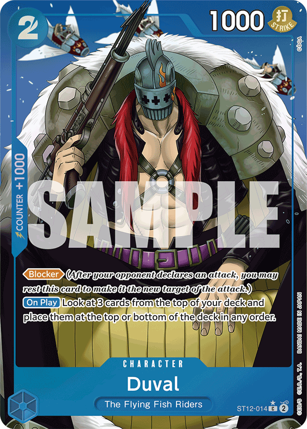 Duval (Full Art) ST12-014 One Piece card