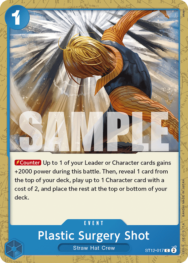 Plastic Surgery Shot ST12-017 One Piece card