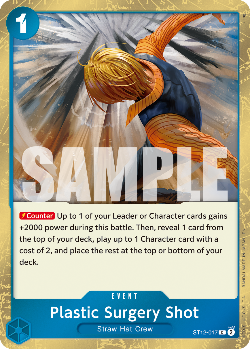 Plastic Surgery Shot - ST12-017 (Pirate Foil) ST12-017 One Piece card