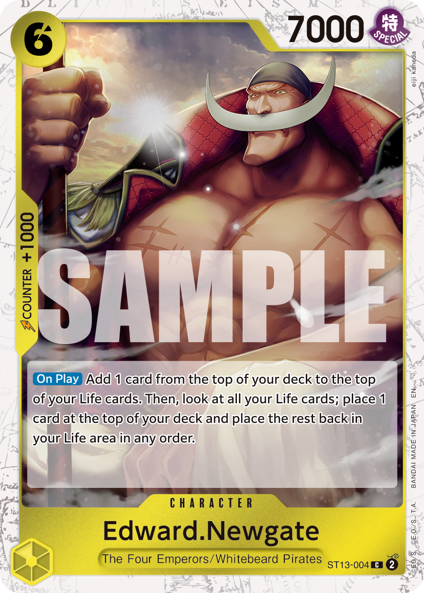 Edward.Newgate - ST13-004 (Pirate Foil) ST13-004 One Piece card