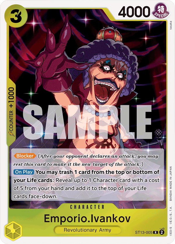 Emporio.Ivankov ST13-005 One Piece card