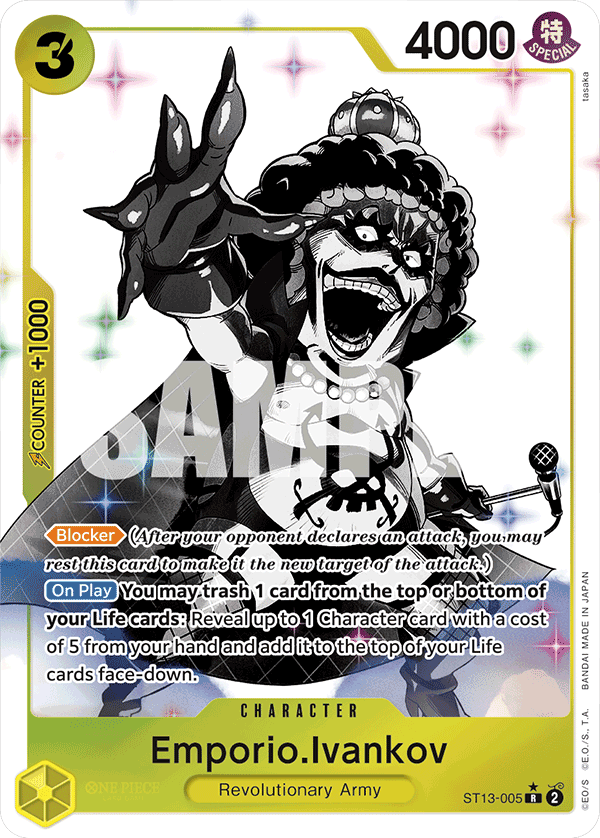Emporio.Ivankov (Parallel) ST13-005 One Piece card