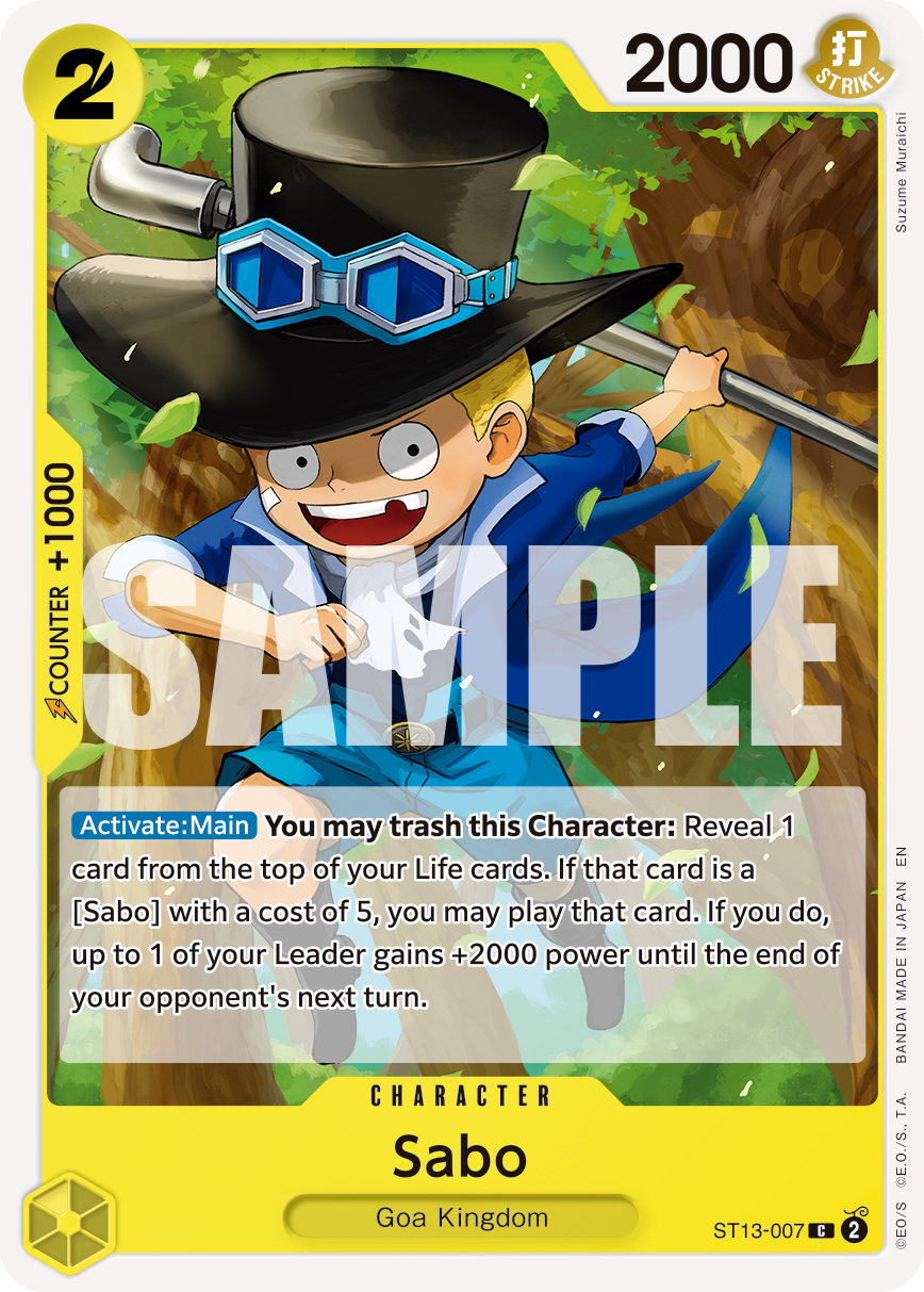 Sabo - ST13-007 (Reprint) ST13-007 One Piece card