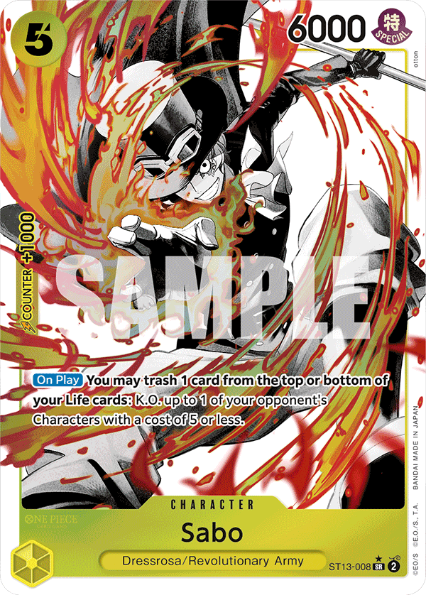Sabo (008) (Parallel) ST13-008 One Piece card