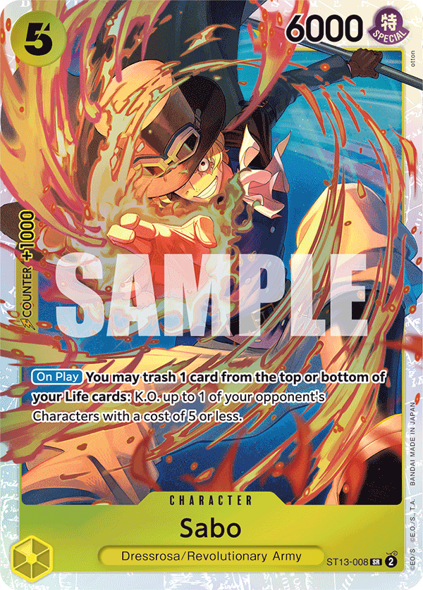 Sabo (008) ST13-008 One Piece card