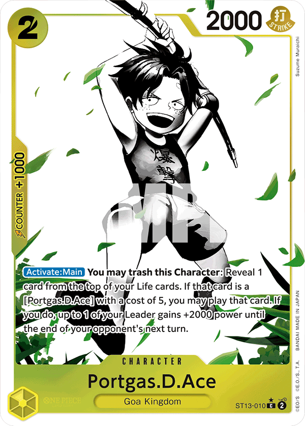 Portgas.D.Ace (010) (Parallel) ST13-010 One Piece card