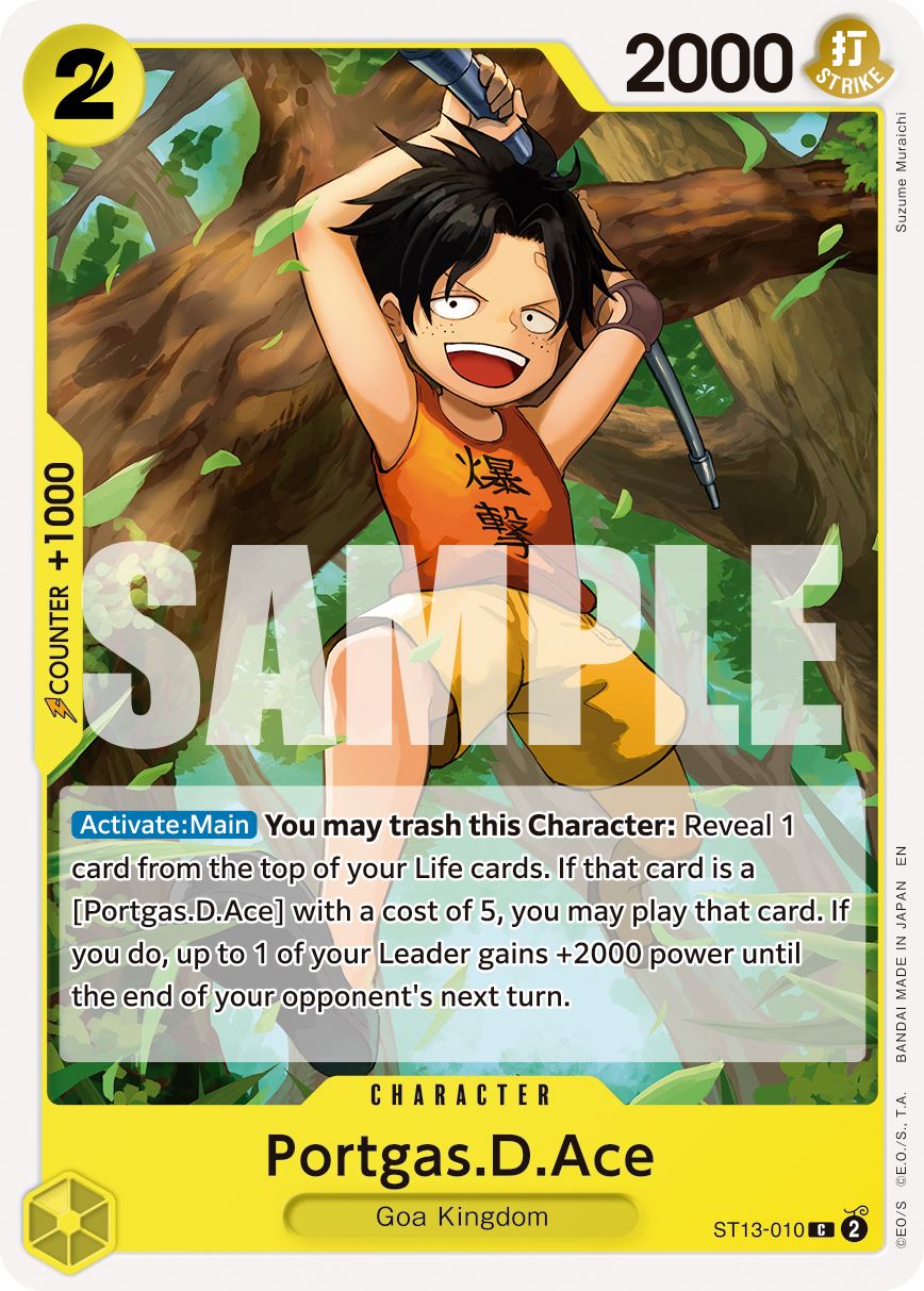Portgas.D.Ace - ST13-010 (Reprint) ST13-010 One Piece card