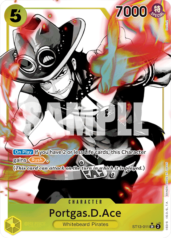 Portgas.D.Ace (011) (Parallel) ST13-011 One Piece card