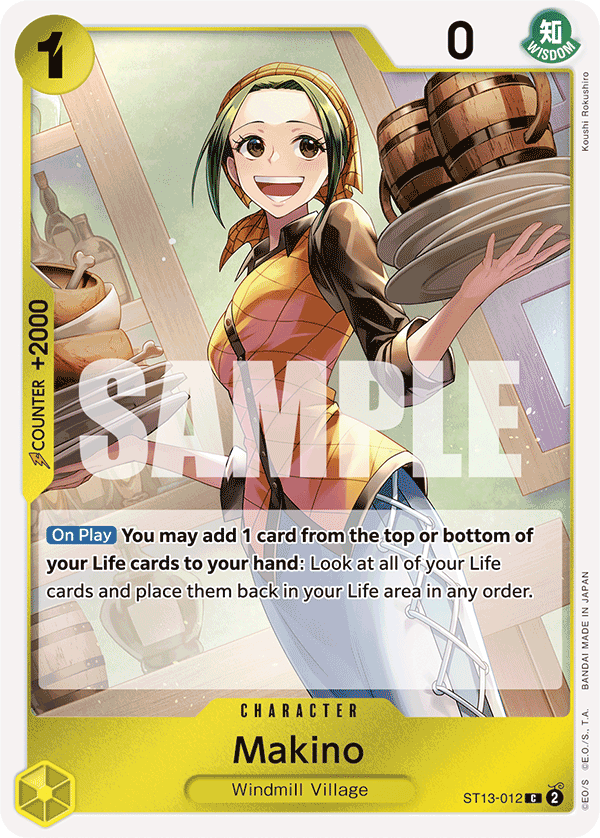 Makino ST13-012 One Piece card