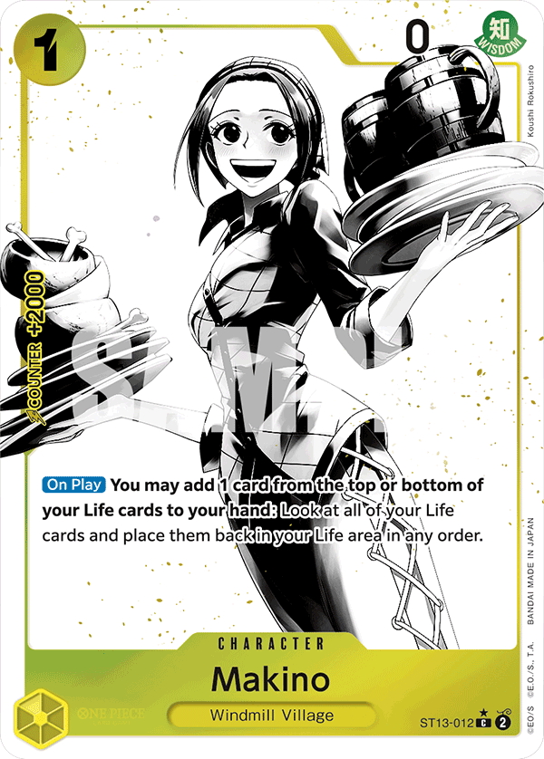 Makino (Parallel) ST13-012 One Piece card