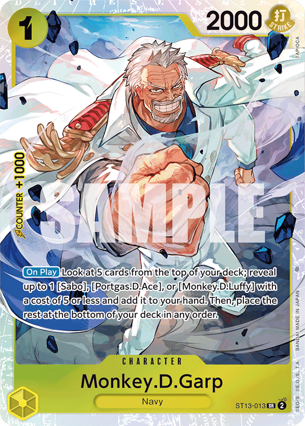Monkey.D.Garp ST13-013 One Piece card
