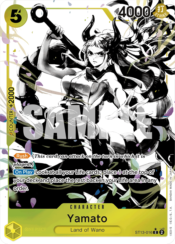 Yamato (Parallel) ST13-016 One Piece card