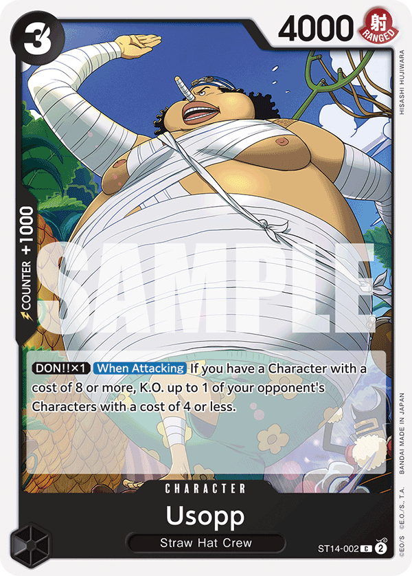 Usopp ST14-002 One Piece card