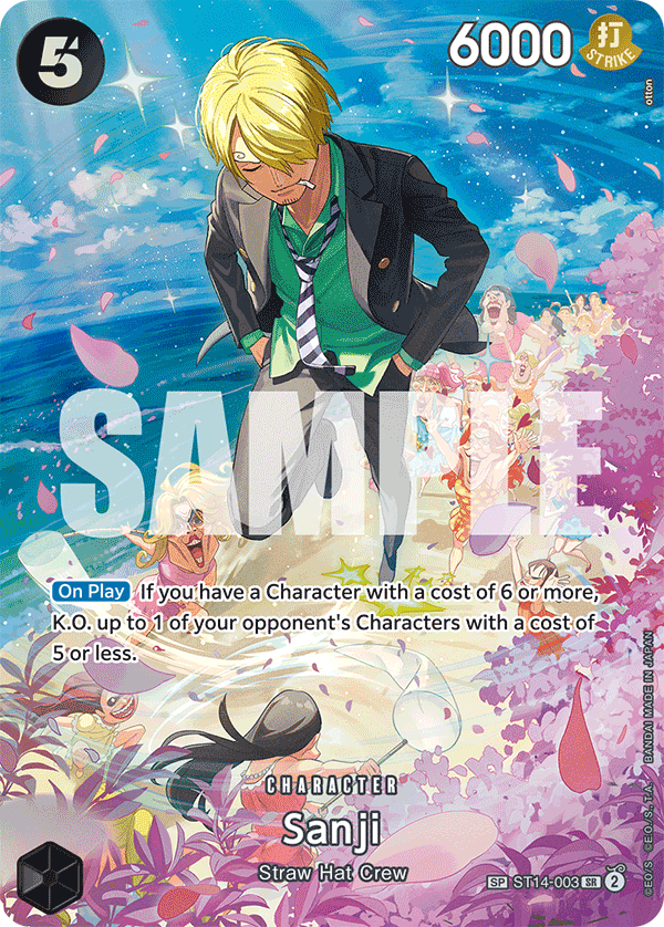 Sanji (SP) ST14-003 One Piece card