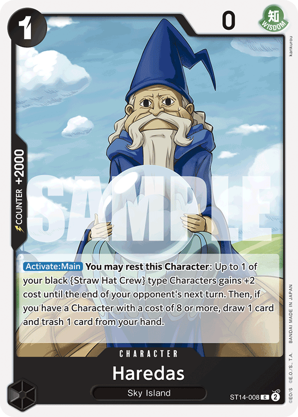 Haredas ST14-008 One Piece card