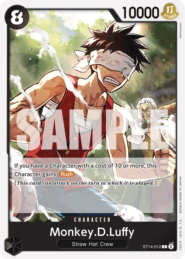 Monkey.D.Luffy (012) ST14-012 One Piece card