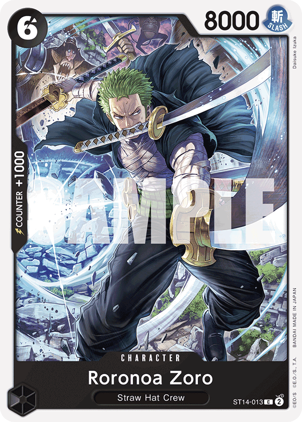 Roronoa Zoro ST14-013 One Piece card