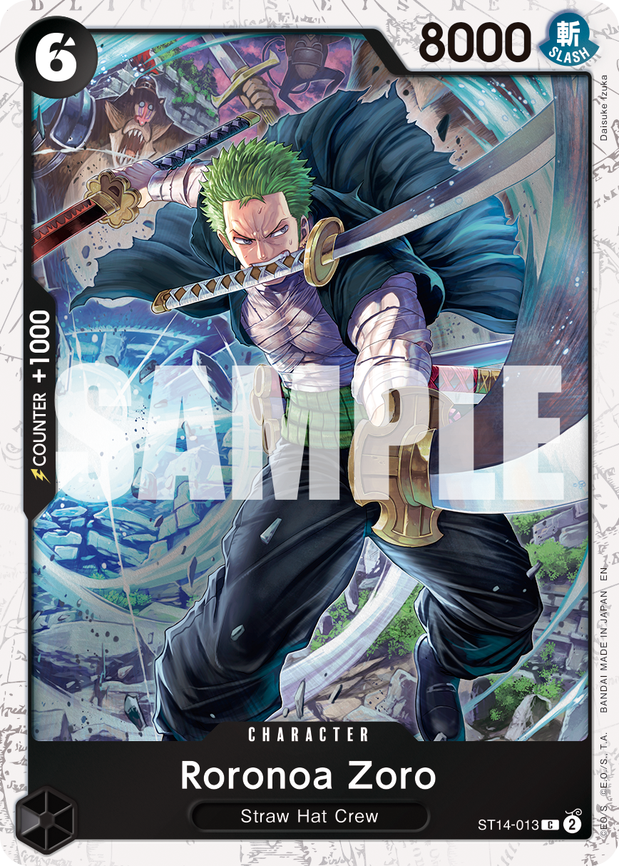 Roronoa Zoro - ST14-013 (Pirate Foil) ST14-013 One Piece card