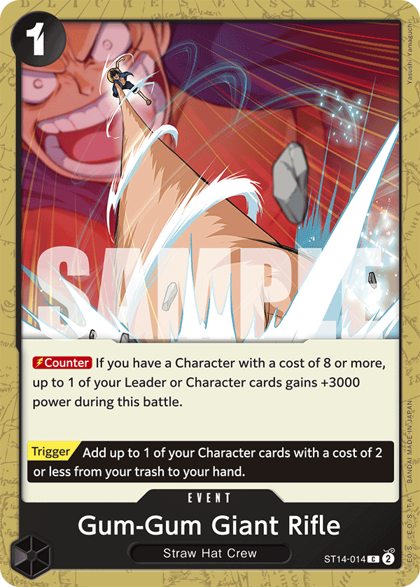 Gum-Gum Giant Rifl ST14-014 One Piece card